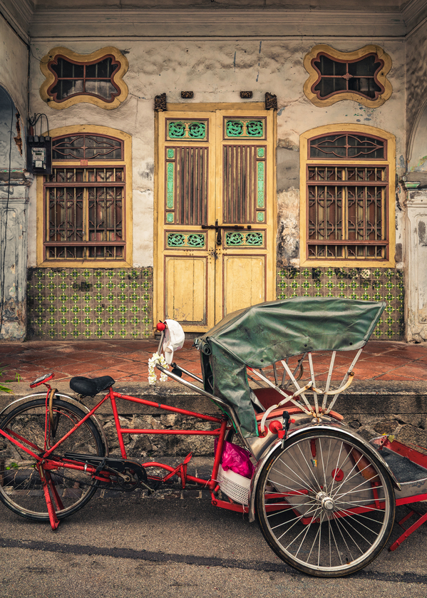 Backstreets of Penang Print