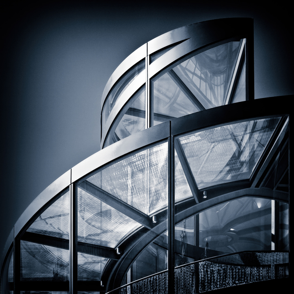 Futuristic Staircase Print