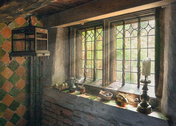 Old Dutch Window Print