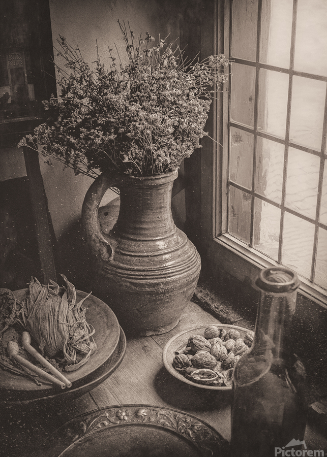 Old Farmhouse Window  Print