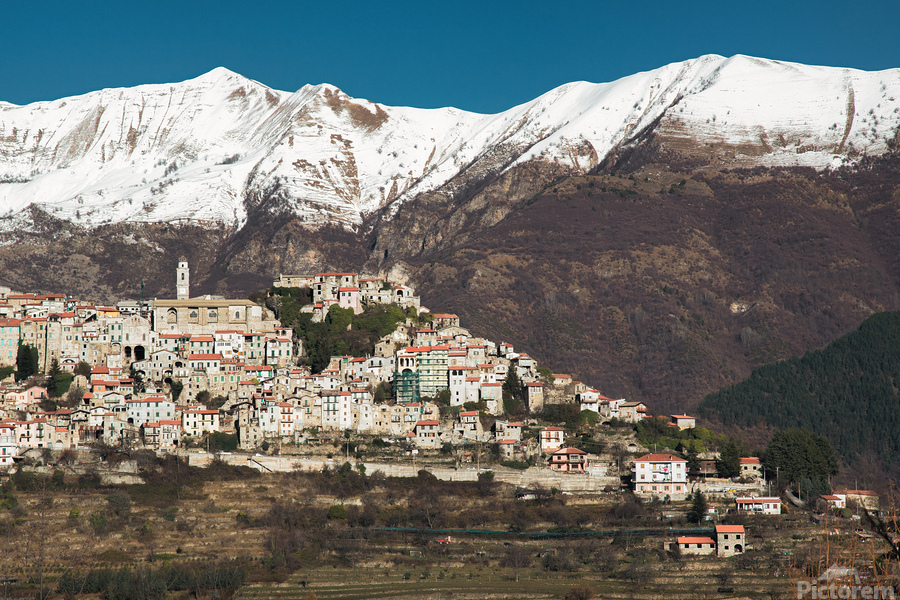 Triora in the Mountains  Print