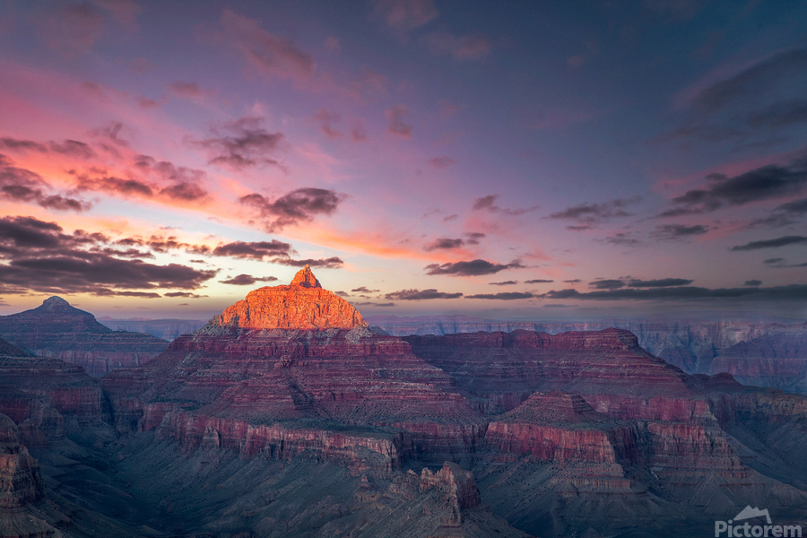 Red Peak Sunset  Print