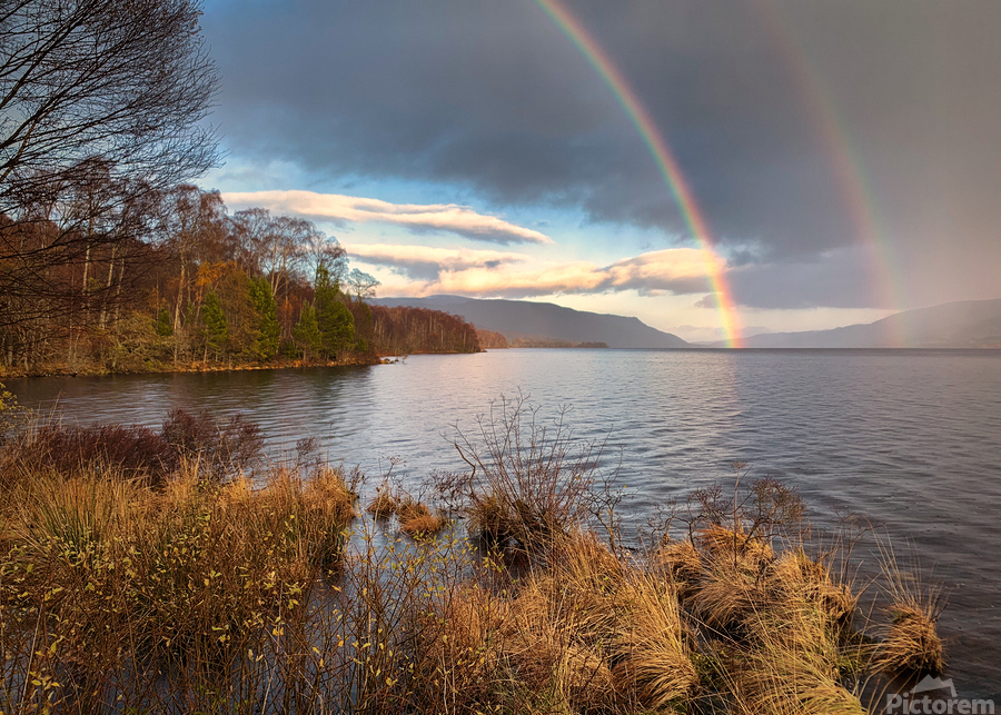 Rainbow Over Loch Rannoch  Print