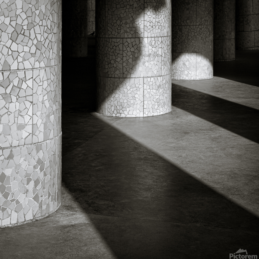 Pillars and Shadow  Print