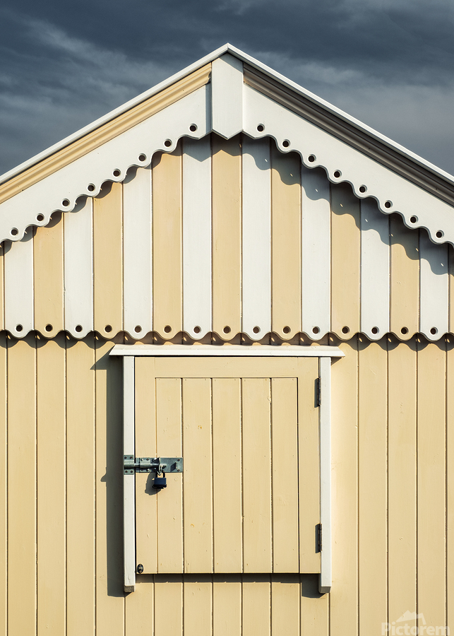Yellow Beach Hut  Print
