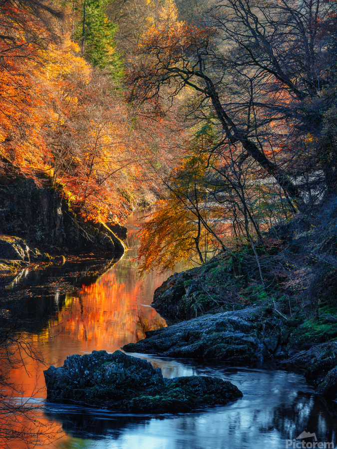 Autumn on River Garry  Print