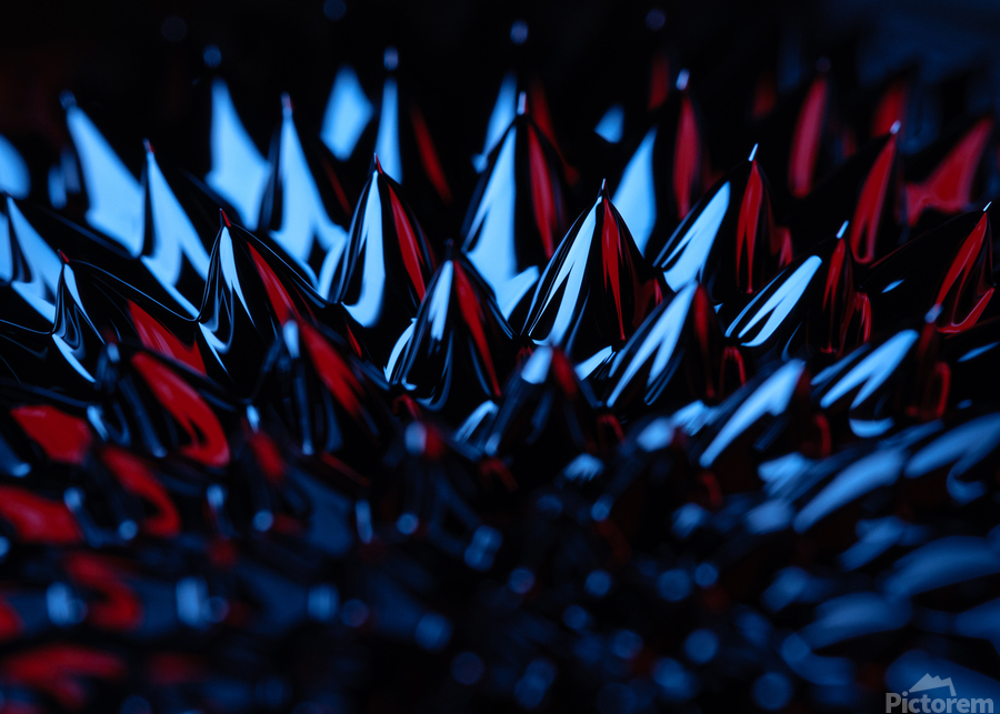 Ferrofluid Spikes  Print