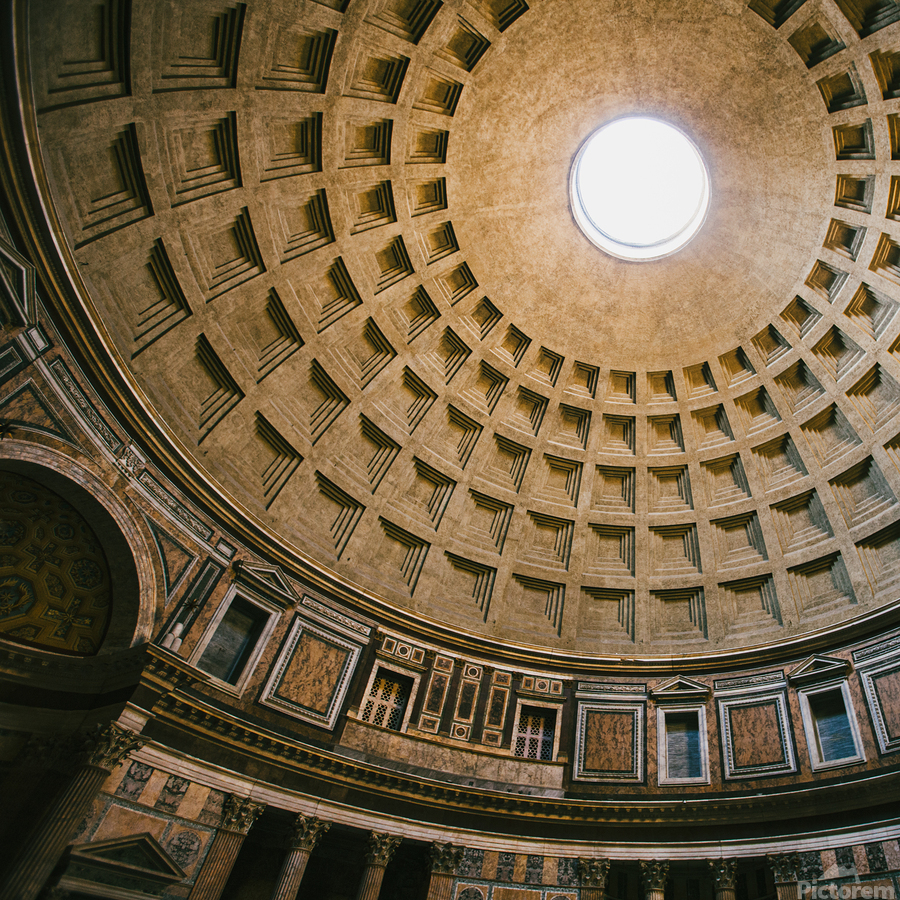 Pantheon Dome Oculus  Print