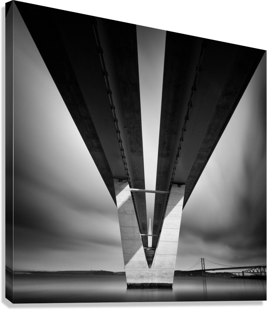 Beneath the Queensferry Crossing Canvas Print