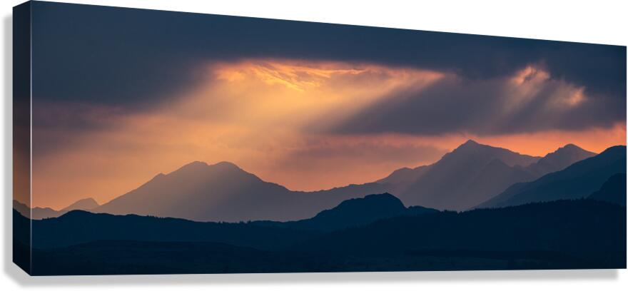 Snowdonia Sunset Canvas Print