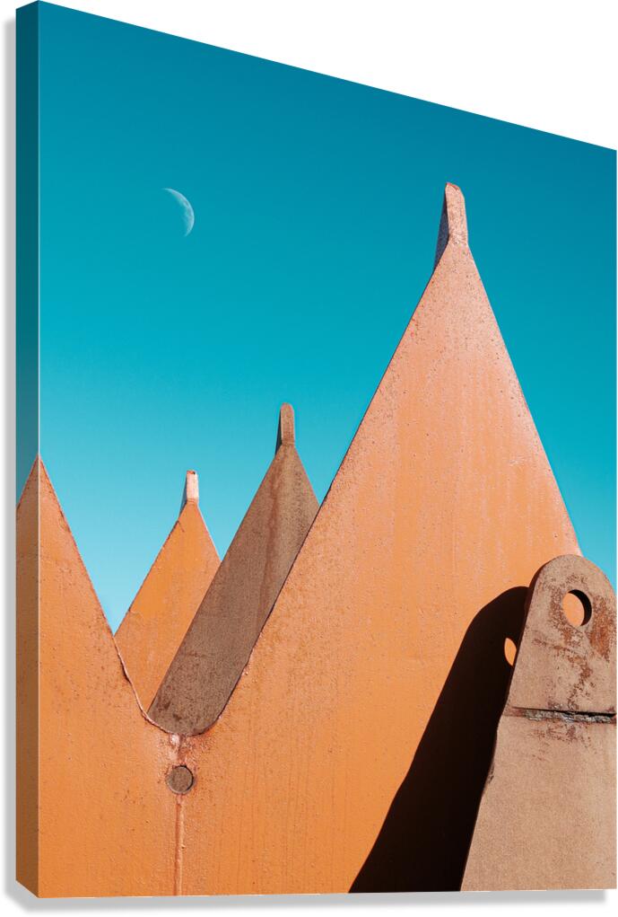 Metal Mountains Canvas Print