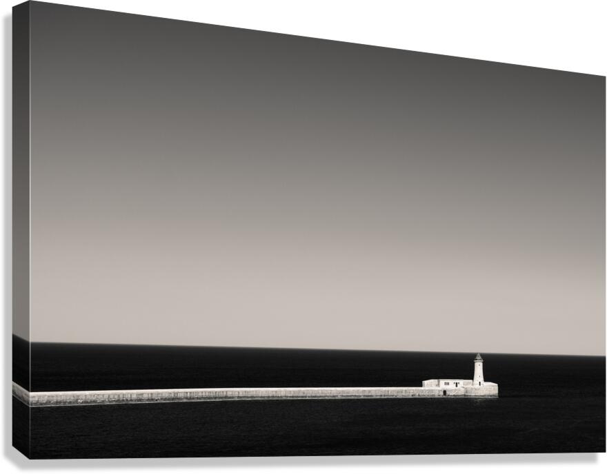 St Elmo Breakwater Canvas Print