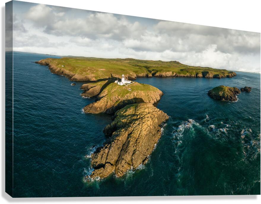 Strumble Head Lighthouse View Canvas Print