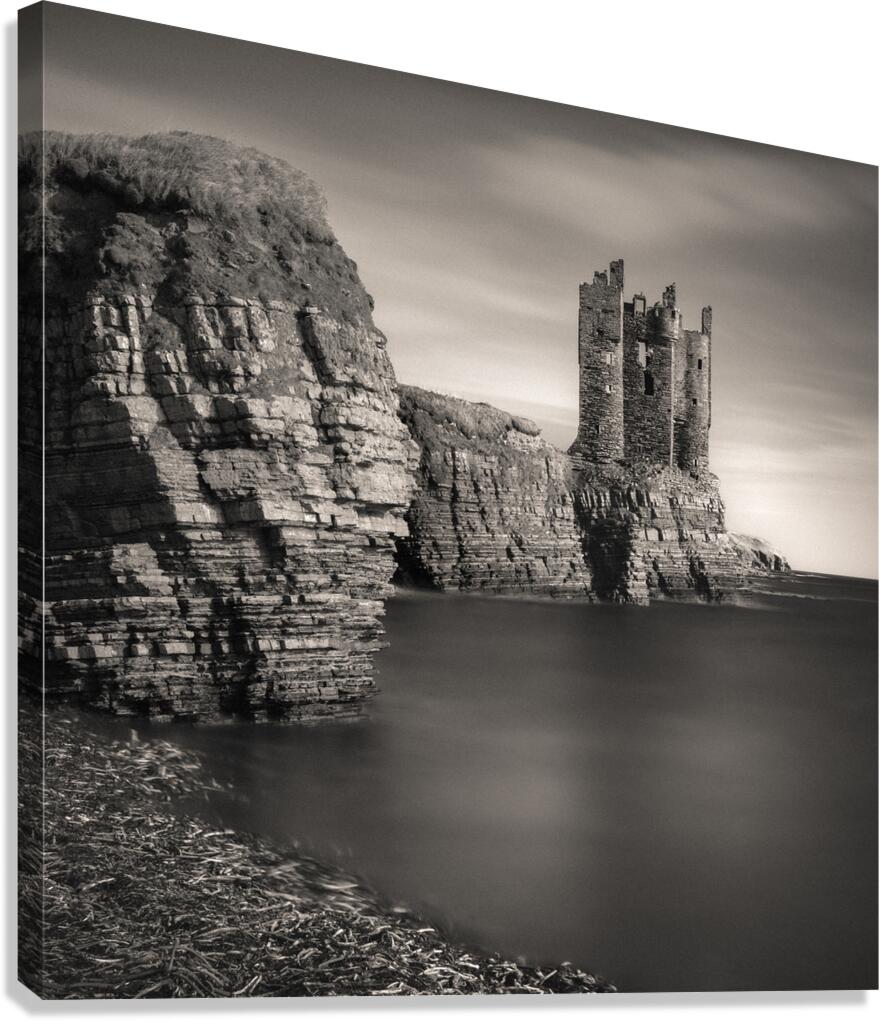 Old Keiss Castle Canvas Print