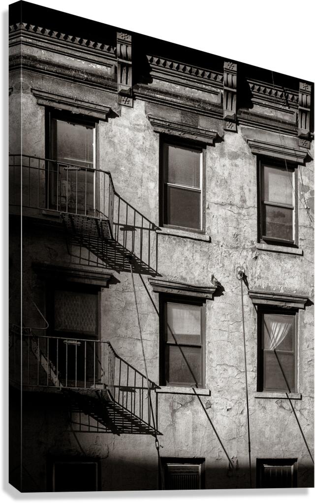 Old Apartments Canvas Print