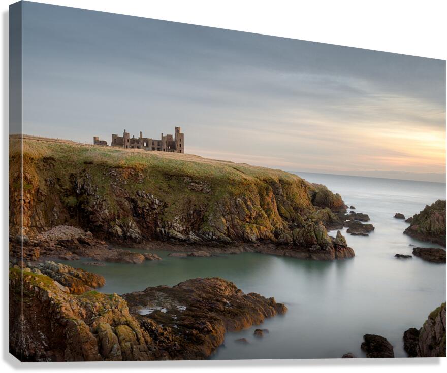 Slains Castle Sunrise Canvas Print