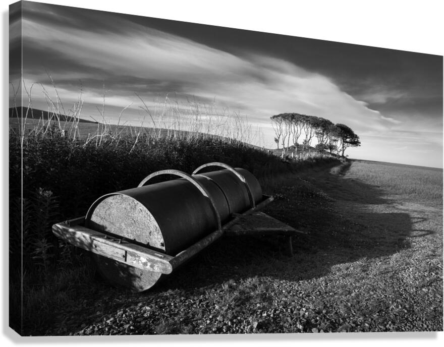 Crawton Field Roller Canvas Print