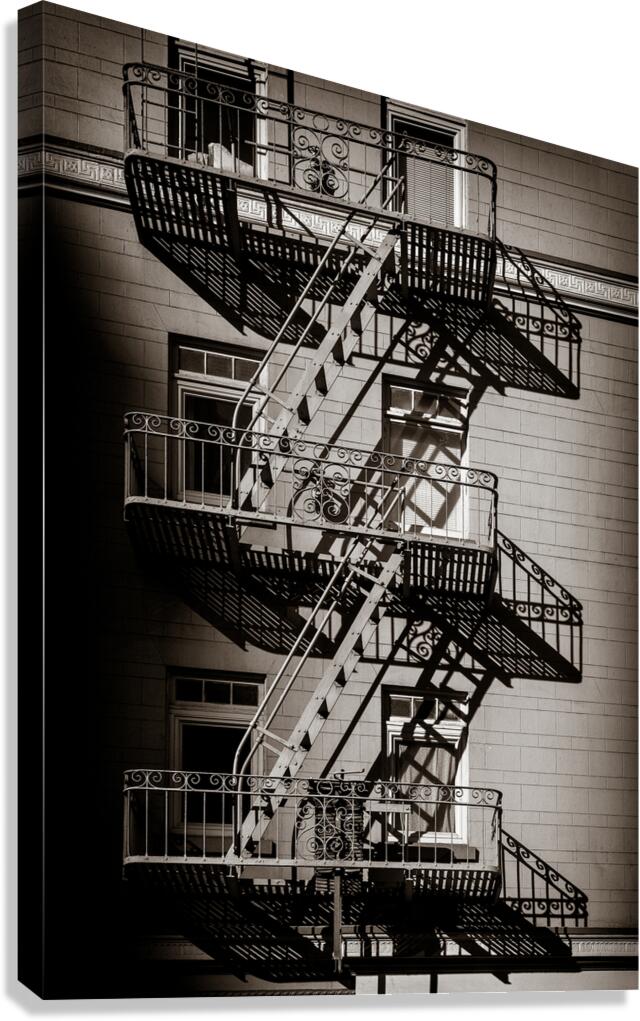 Fire Escape Canvas Print