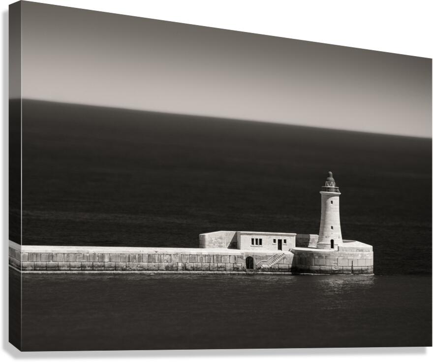 Sunlight on St Elmo Breakwater Canvas Print