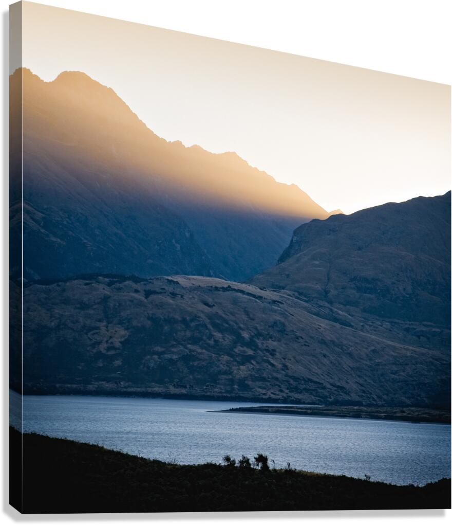 Golden Rays Canvas Print