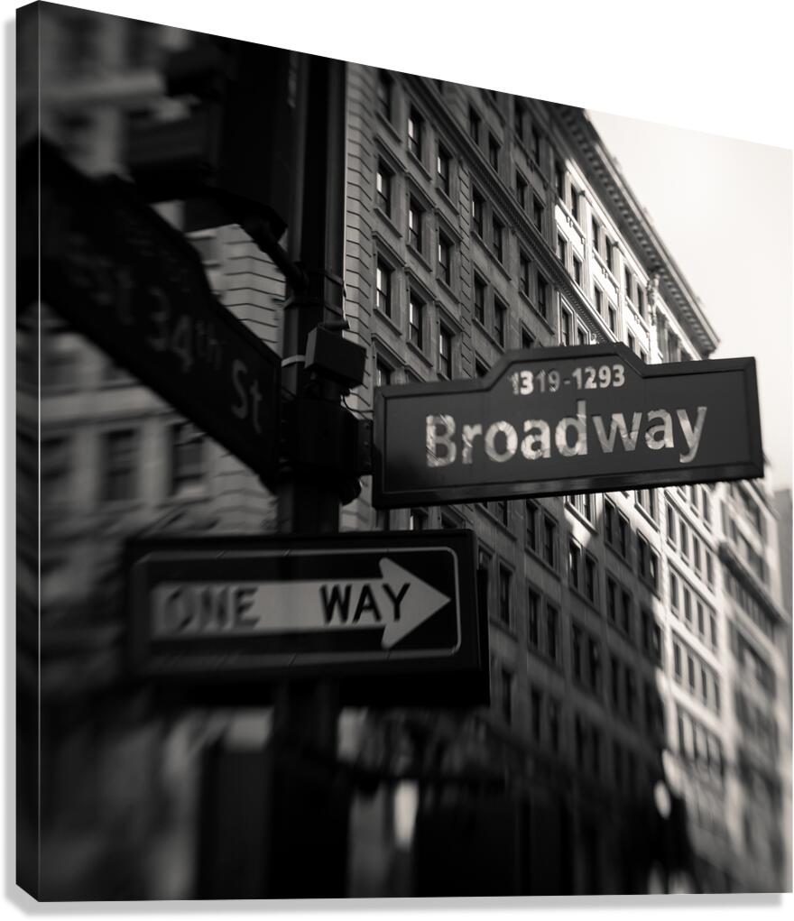 One Way to Broadway Canvas Print