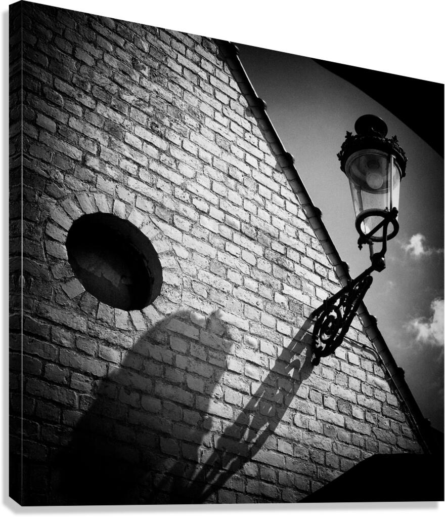 Lamp with Shadow Canvas Print