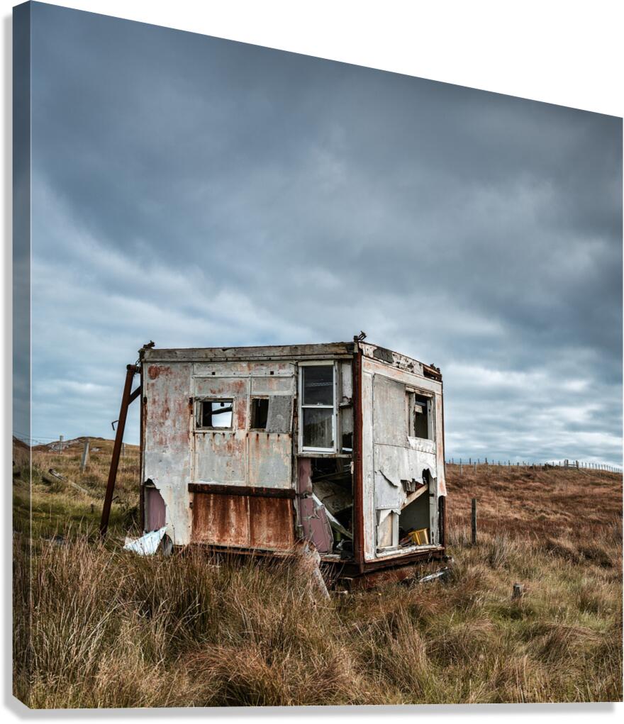 Abandoned on Uist Canvas Print