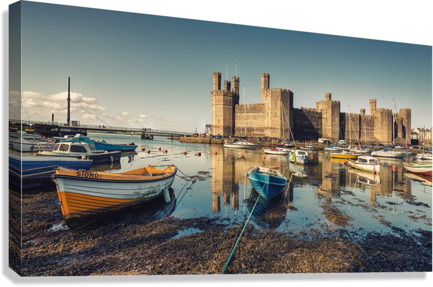 Caernarfon Castle Canvas Print
