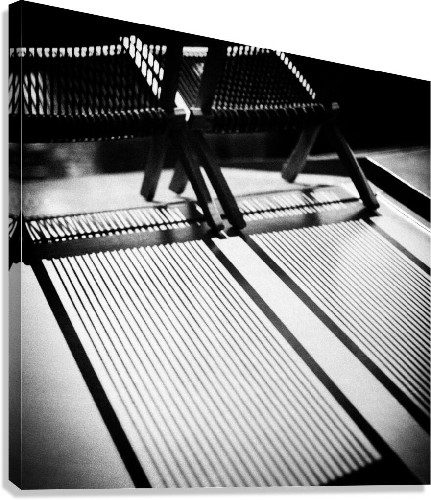 Deck Chairs Canvas Print