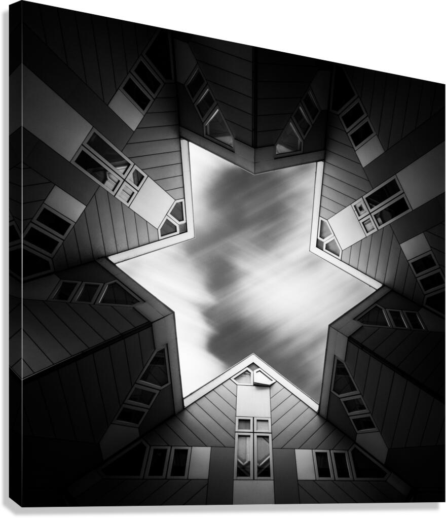 Cubic Star Canvas Print