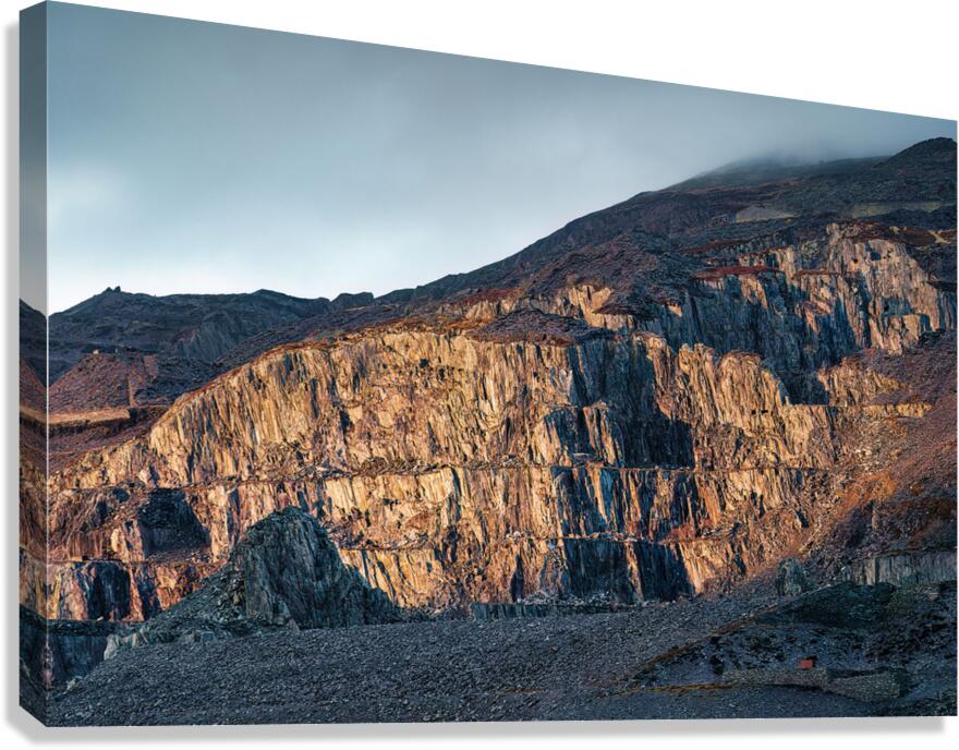 Llanberis Quarry Canvas Print