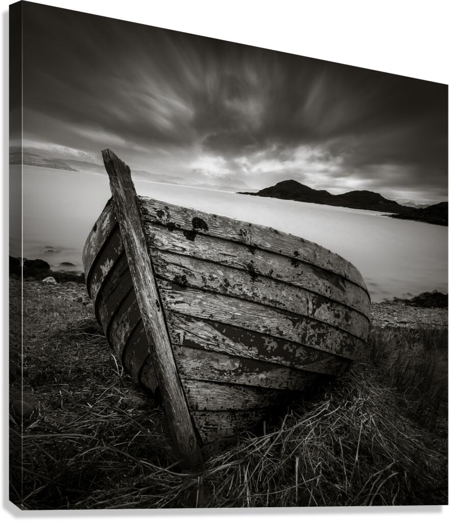 Cove Boat Canvas Print