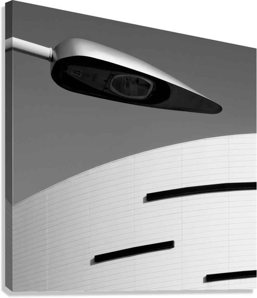 Lines and Lamp Canvas Print