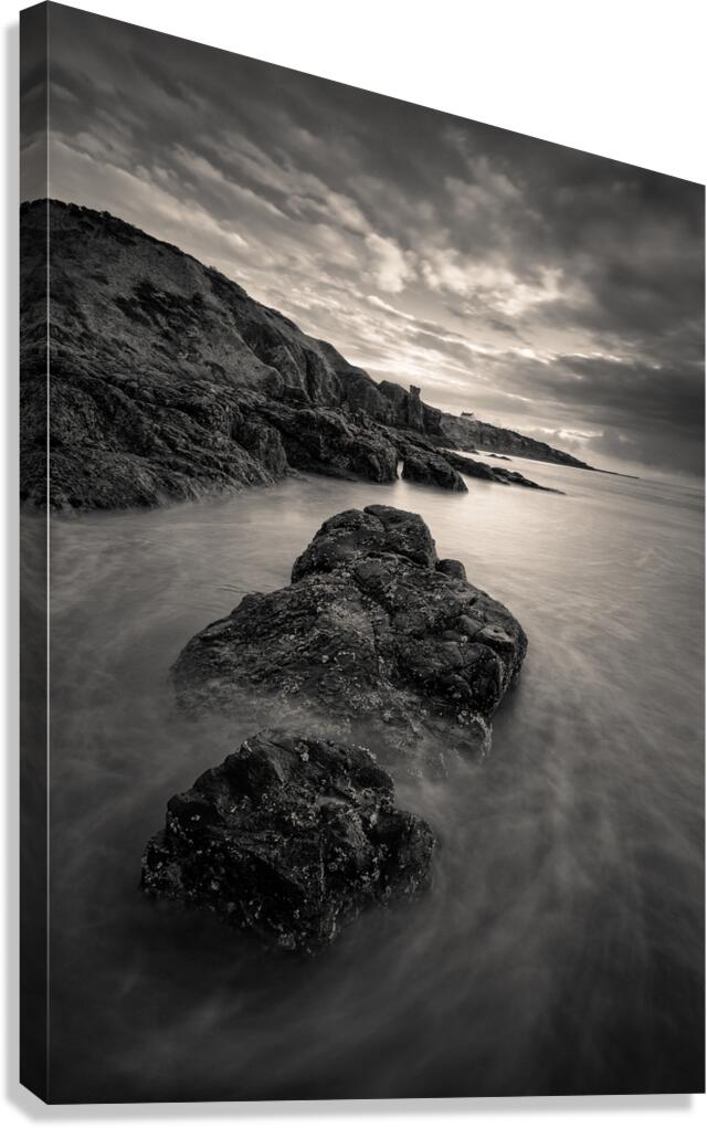 St Cyrus Beach Canvas Print
