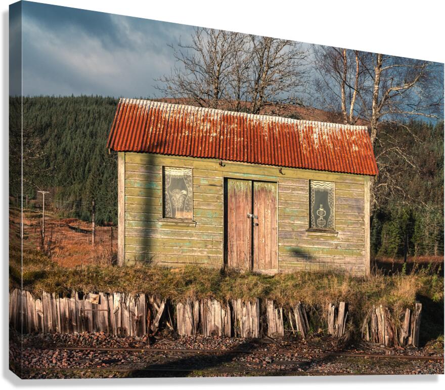 Rannoch Station Hut Canvas Print