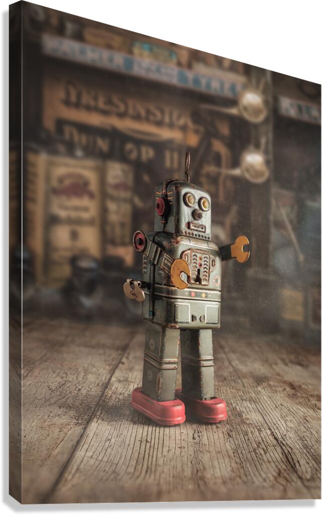 Toy Robot Canvas Print