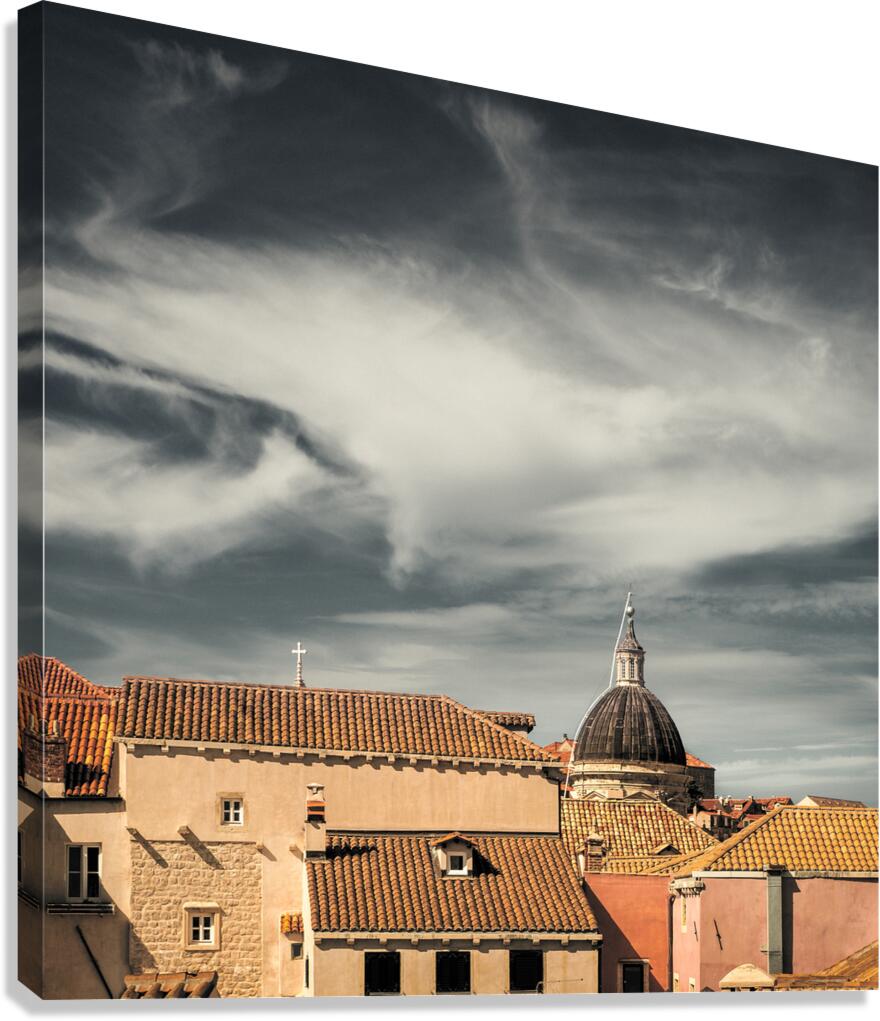 Dubrovnik Old Town Skyline Canvas Print