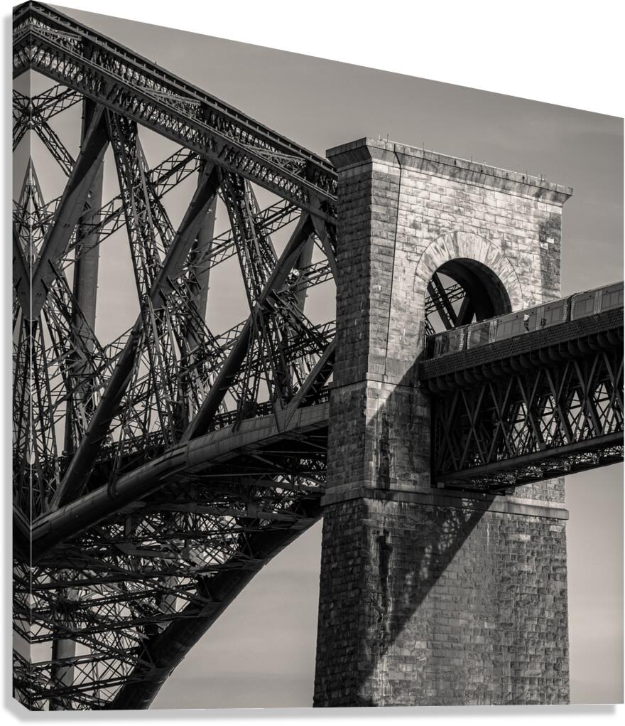 Crossing the Forth Bridge Canvas Print