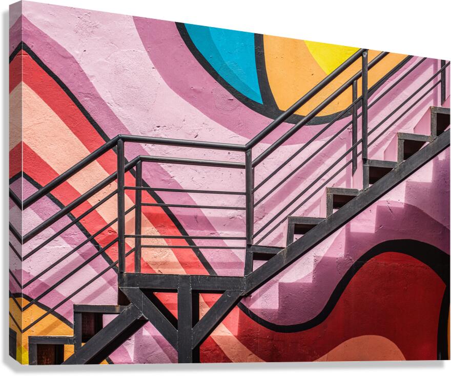 Hues and Steps Canvas Print