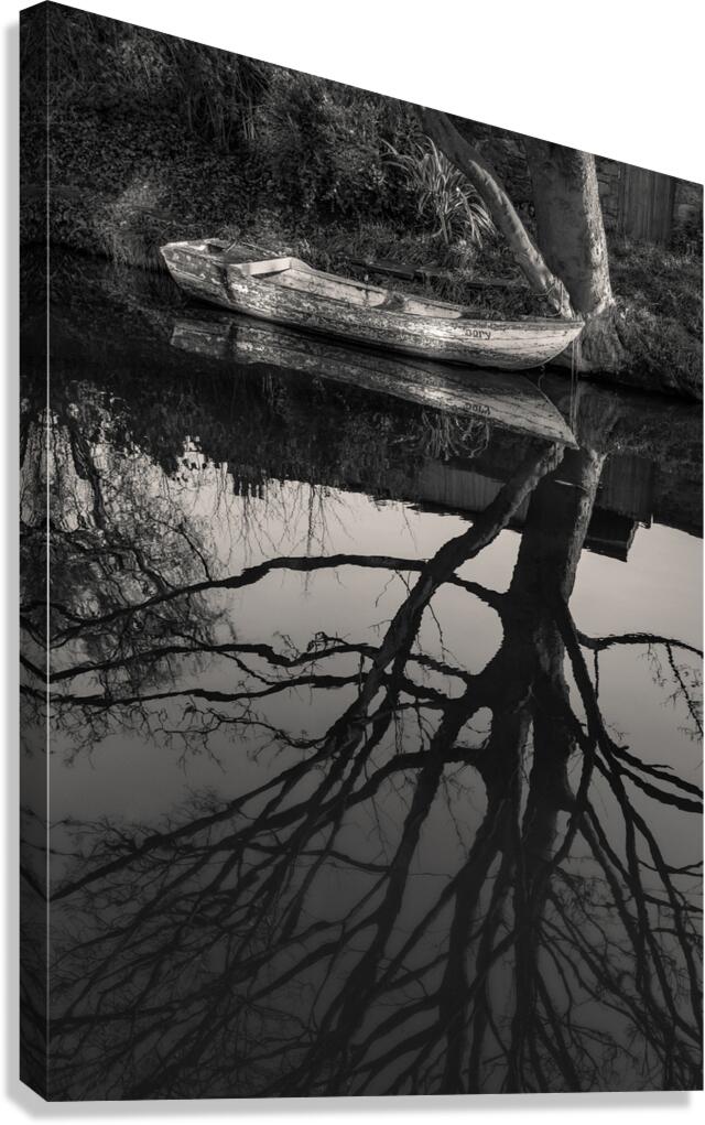 Dory on the Union Canal Canvas Print