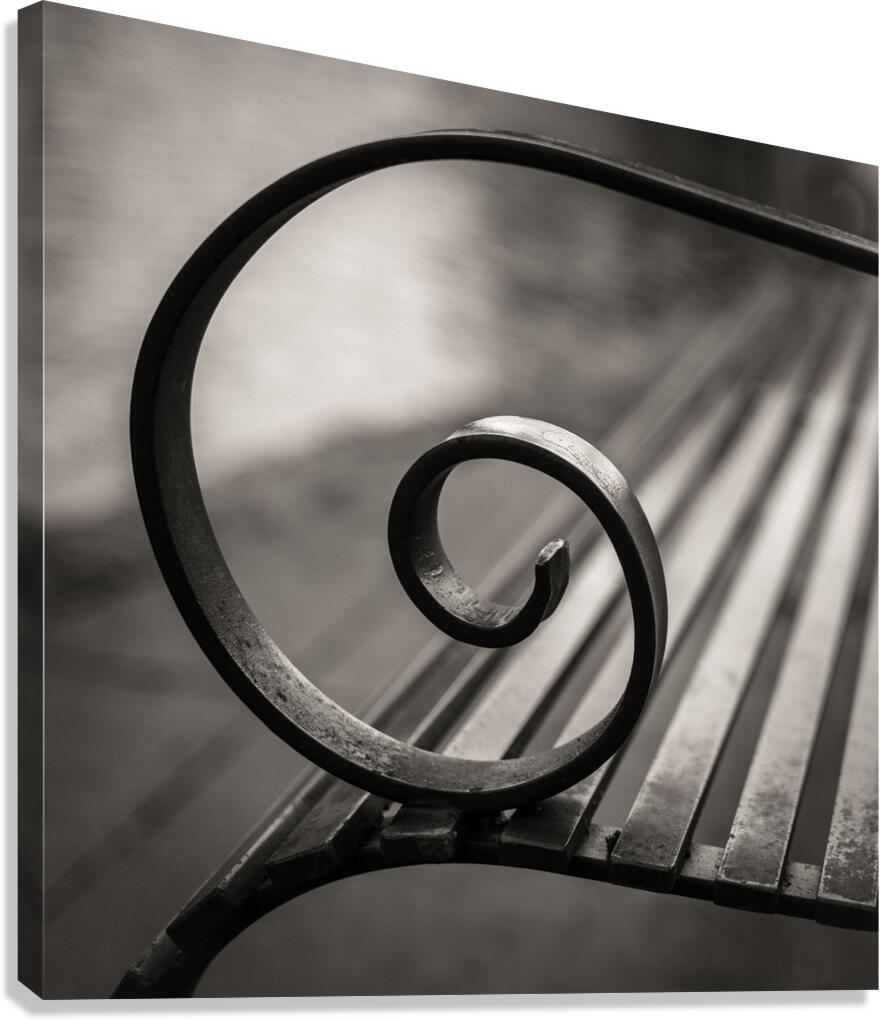 Bench Curve Canvas Print