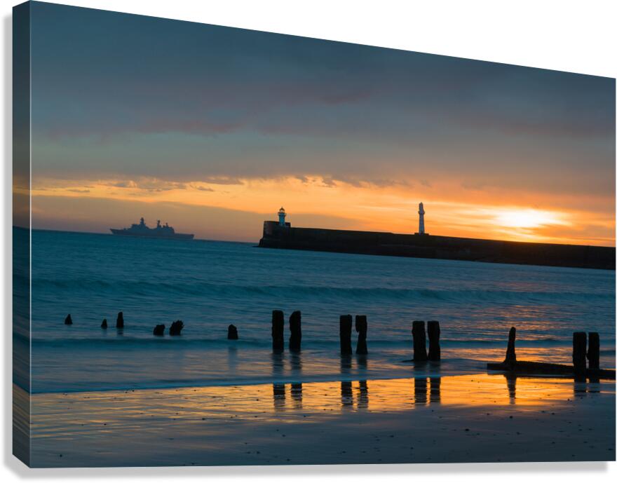 Leaving Port Canvas Print