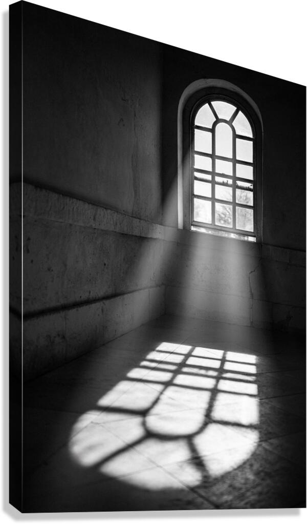 Temple of Venus Window Canvas Print