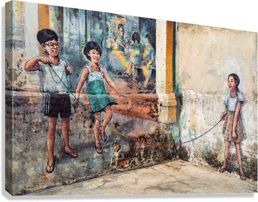 Skipping in Kwai Chai Hong Canvas Print