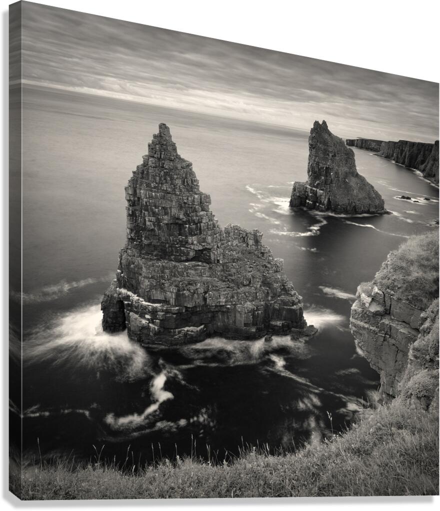 Two Stacks Canvas Print