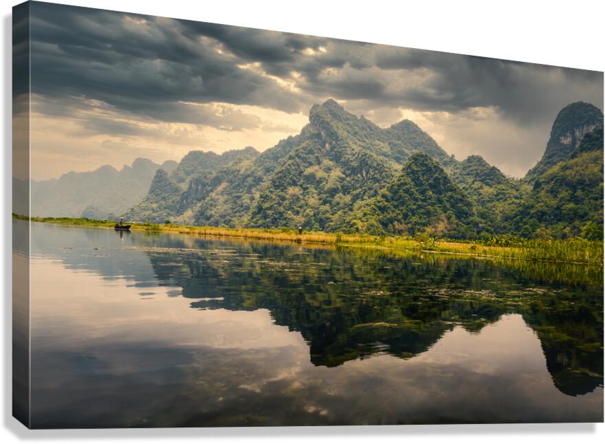 Along the Yen River Canvas Print