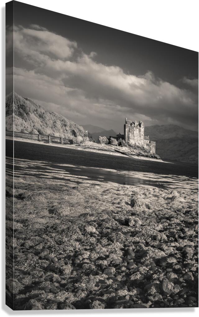 Eilean Donan Castle Infrared Canvas Print