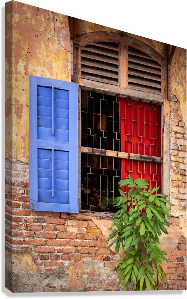 A Window in Ipoh Canvas Print