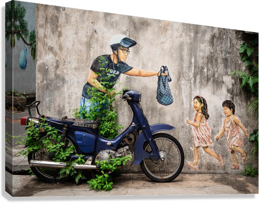 Fast Food Delivery in Ipoh Canvas Print