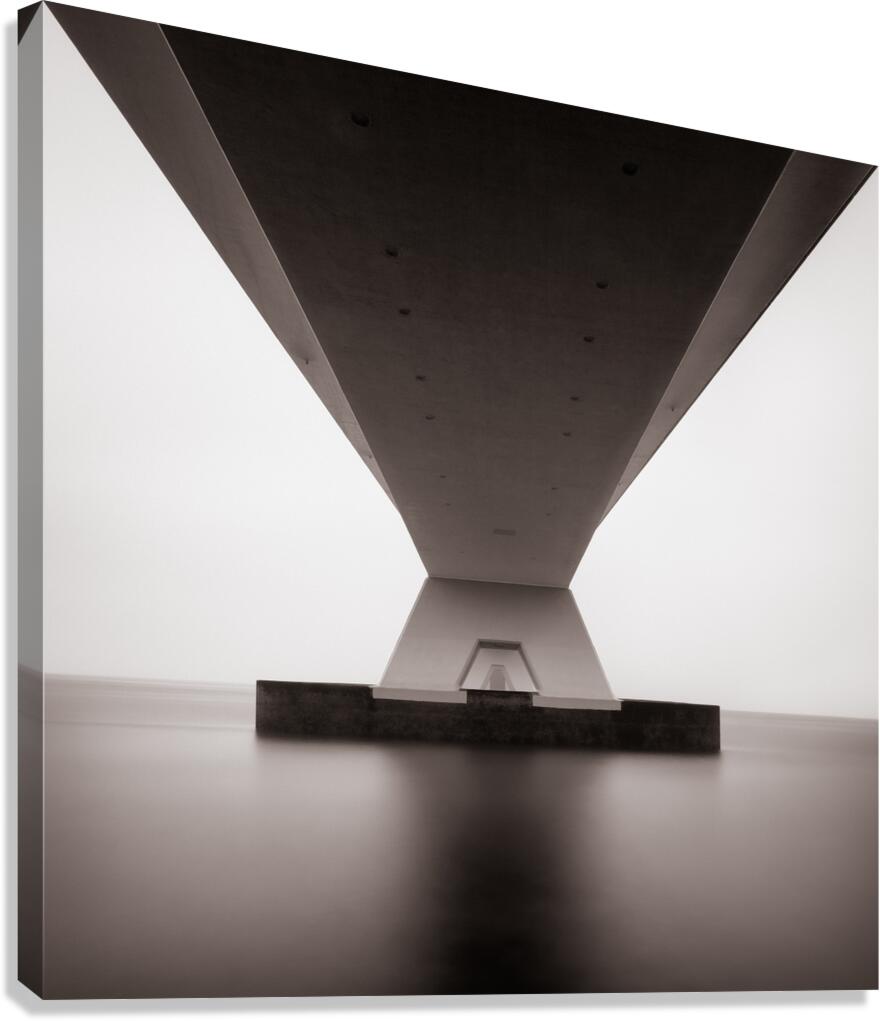 Zeeland Bridge I Canvas Print